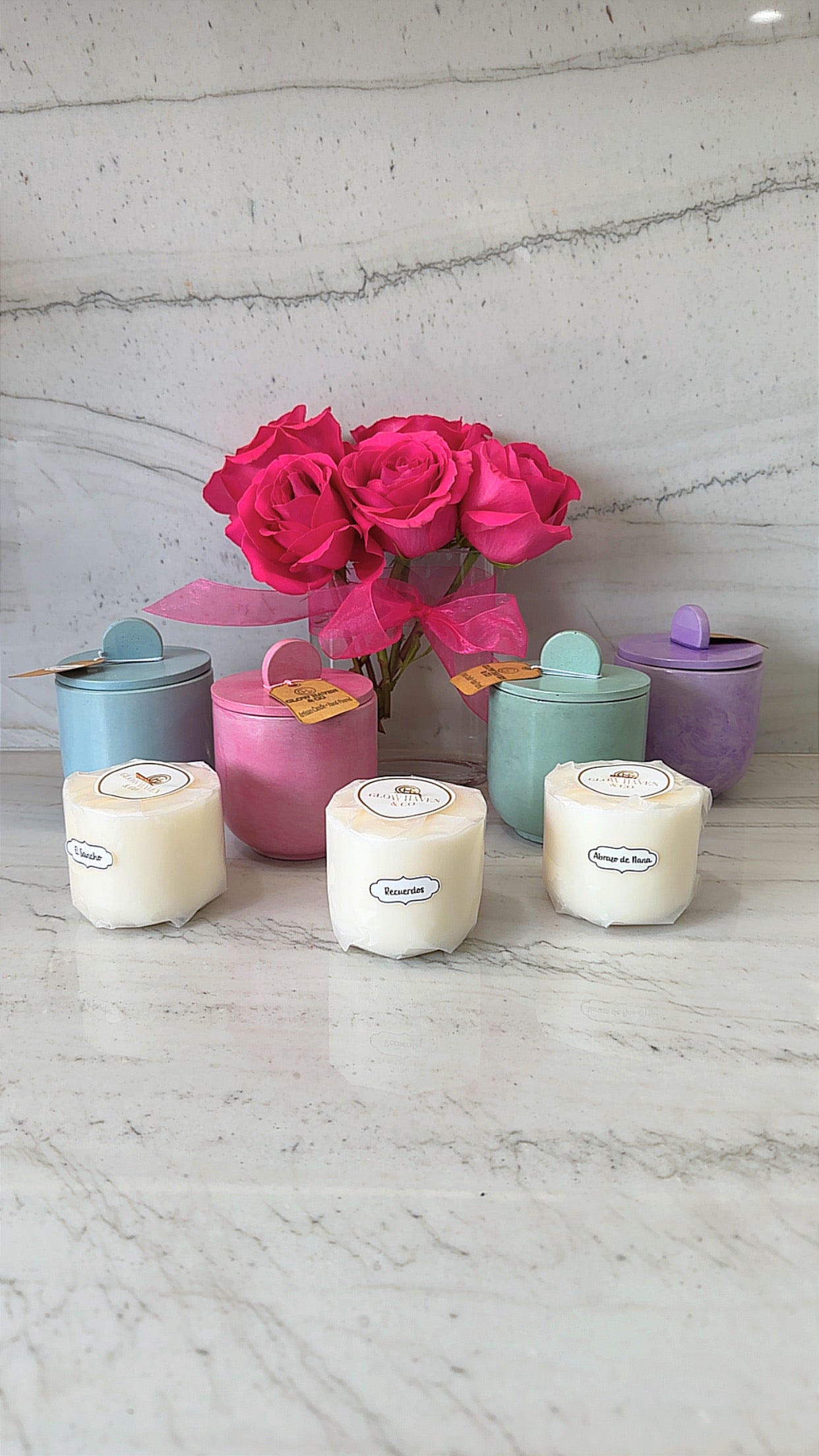 Concrete Candle Refills