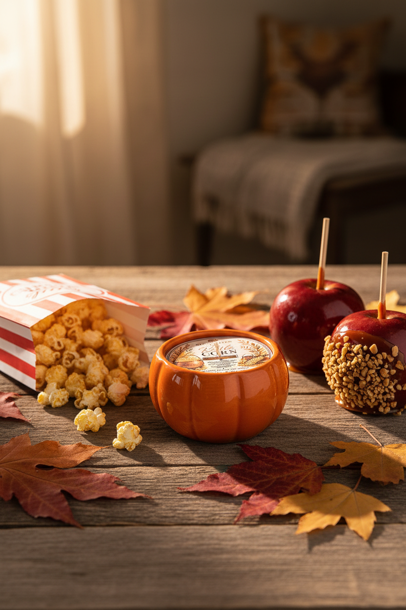 Fall Harvest Pumpkin Candles