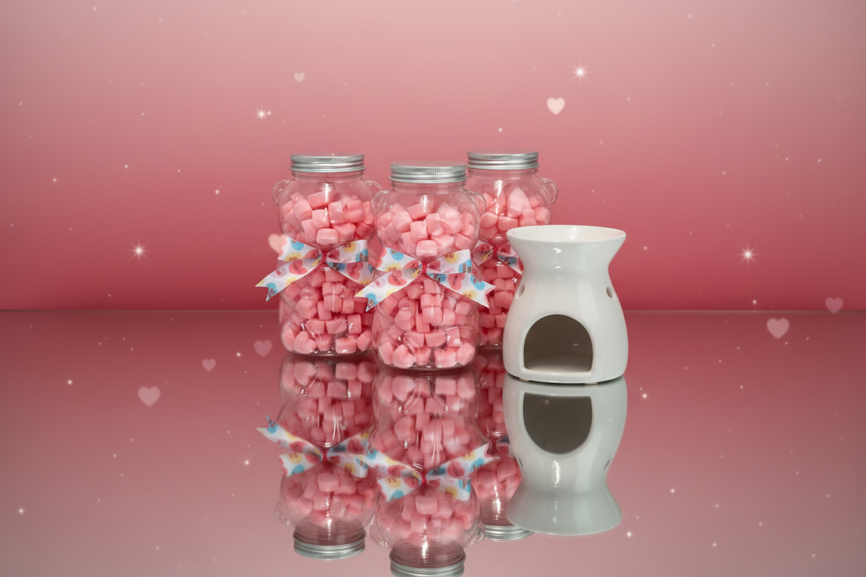 Bow Bear Wax Melt Jar