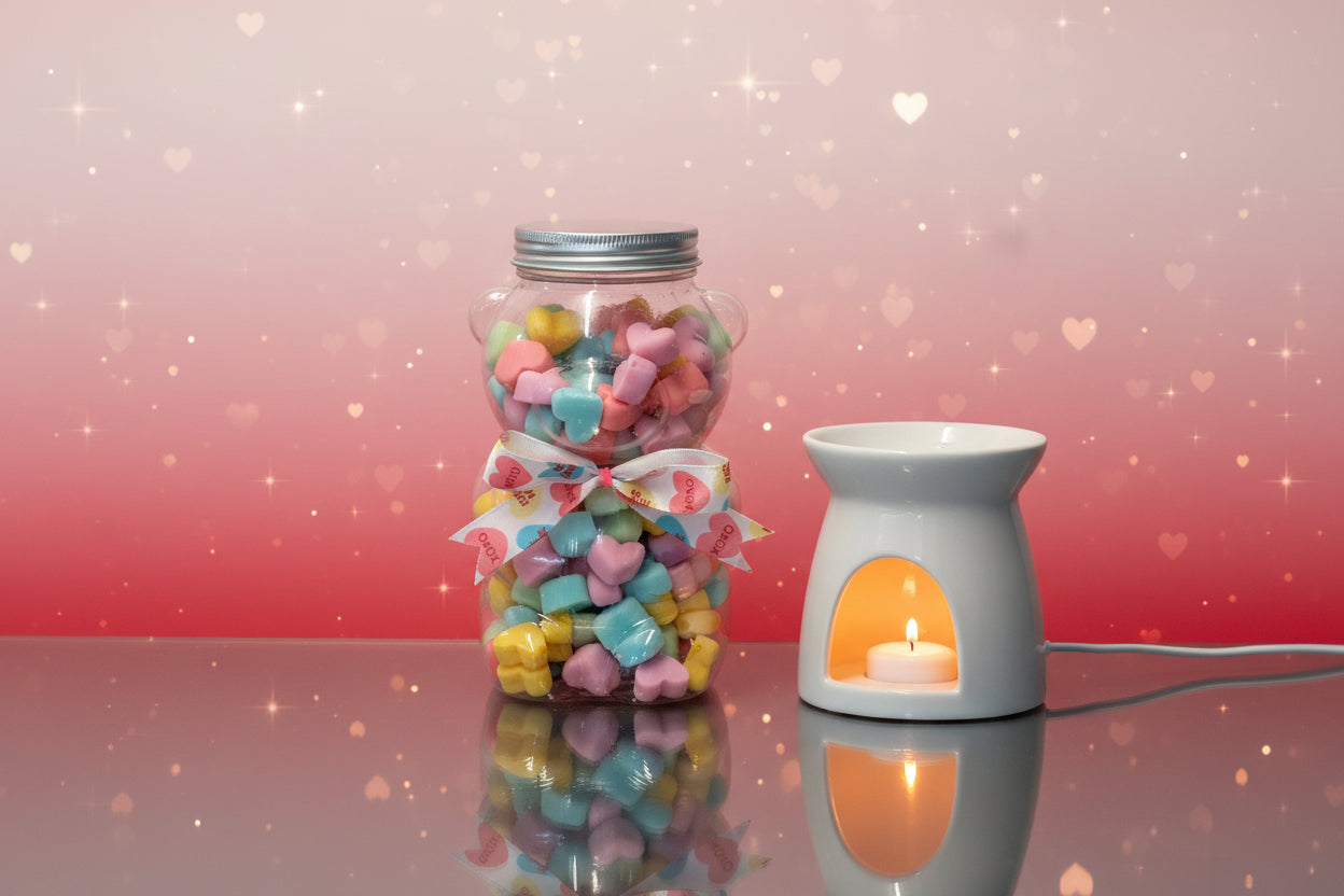 Bow Bear Wax Melt Jar