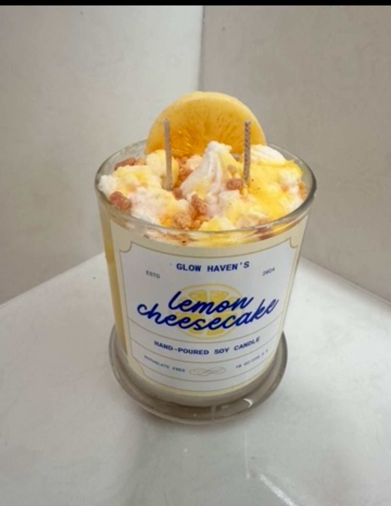 🍋 Lemon Cheesecake Candle