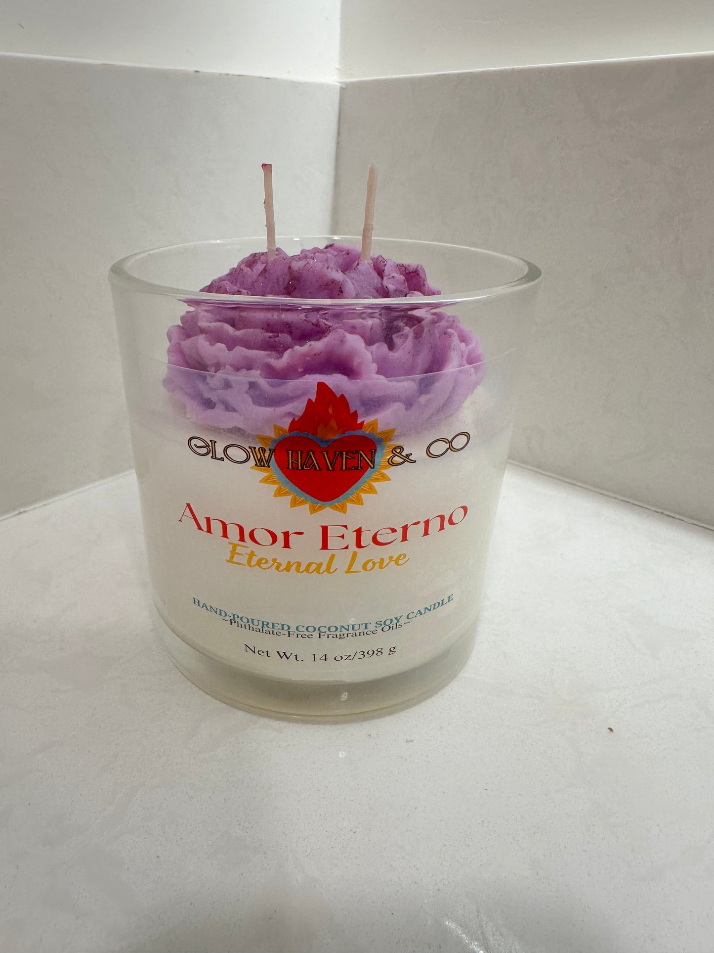 Flores de Amor Rose Candle Collection – 14 oz Hand-Poured, 3 Scents