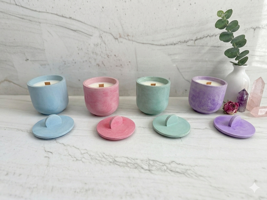 Concrete Candle Collection