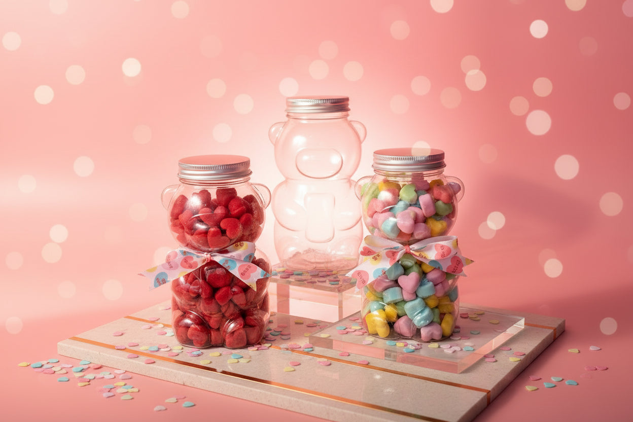 Bow Bear Wax Melt Jar