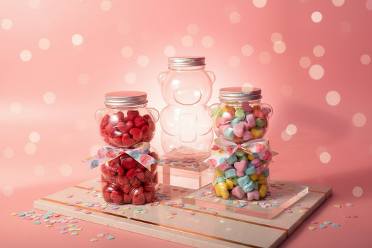 Bow Bear Wax Melt Jar