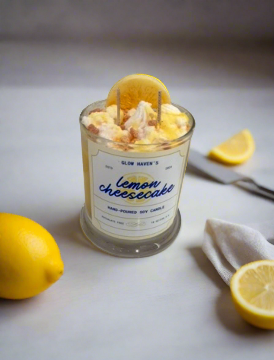 🍋 Lemon Cheesecake Candle