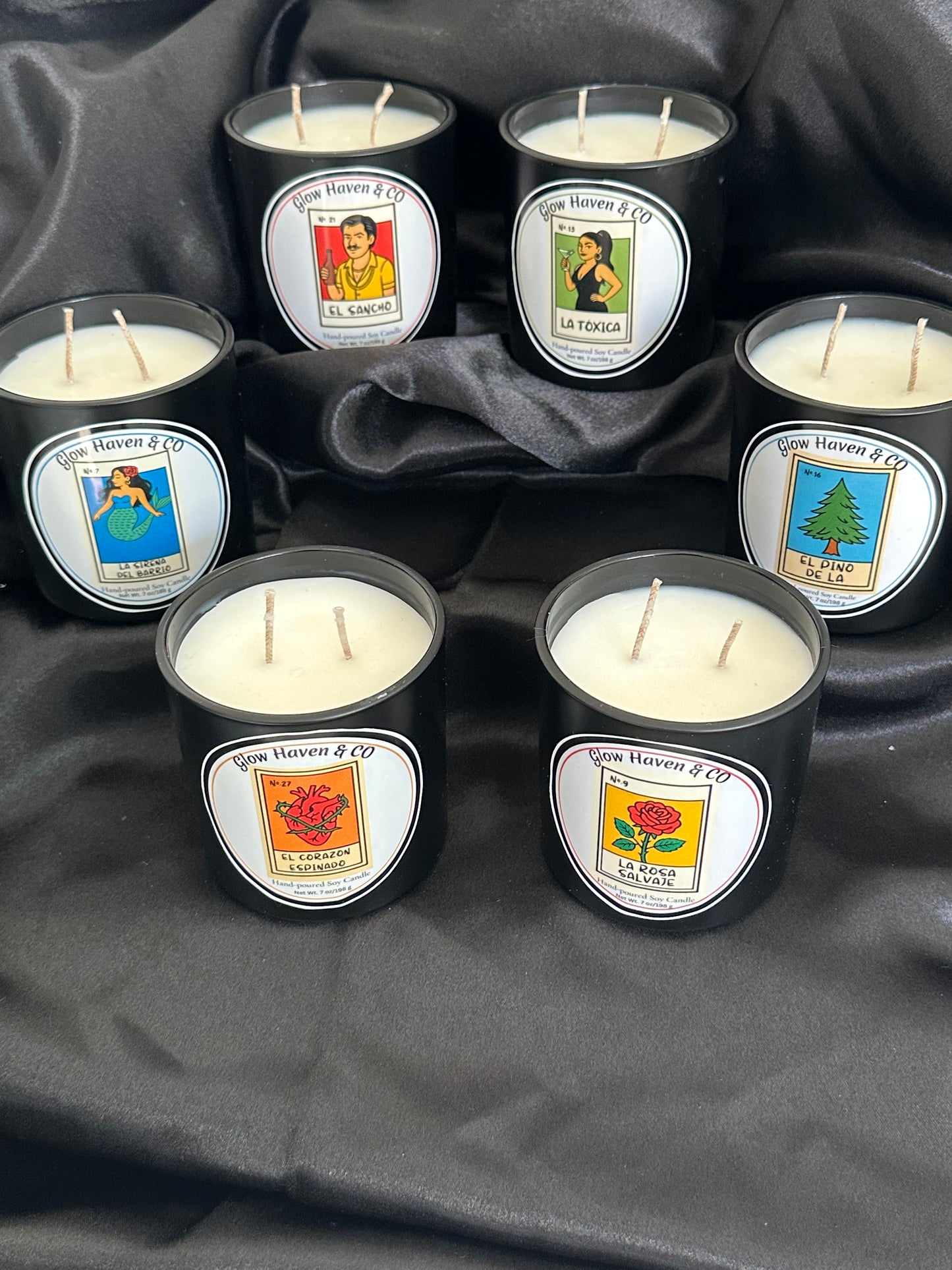 Lotería Loca Collection – Non-Toxic Candles by Glow Haven & Co