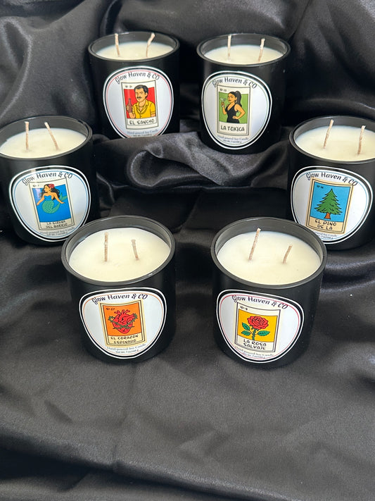 Lotería Loca Collection – Non-Toxic Candles by Glow Haven & Co