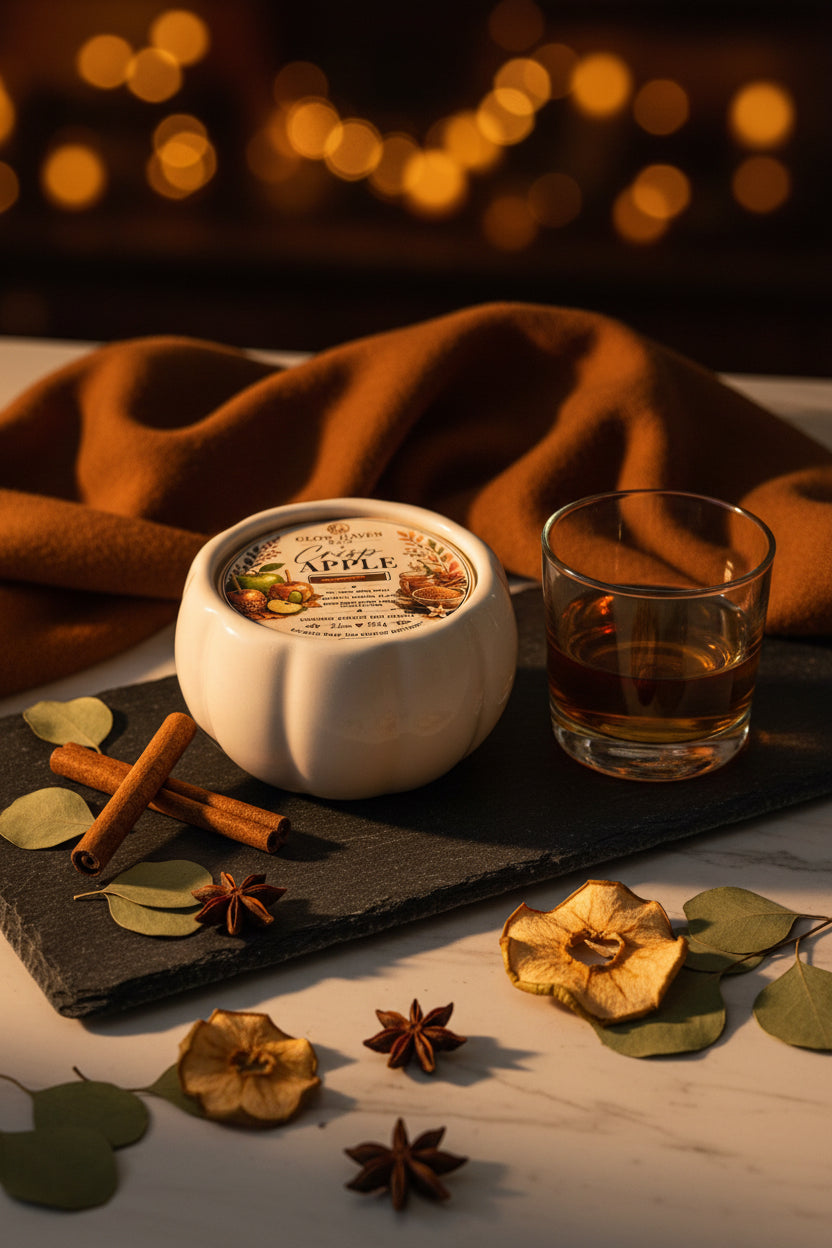 Fall Harvest Pumpkin Candles