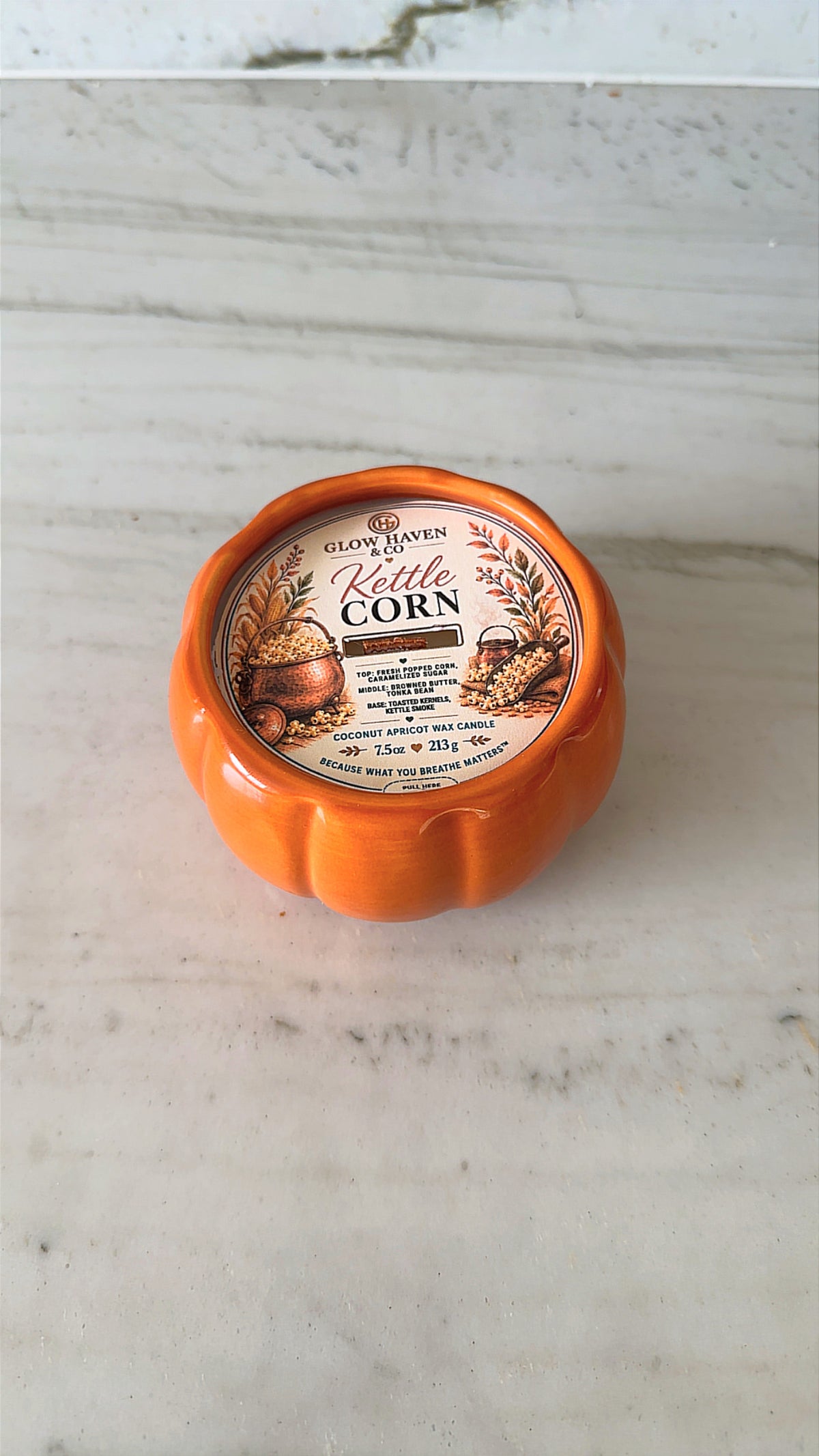 Fall Harvest Pumpkin Candles