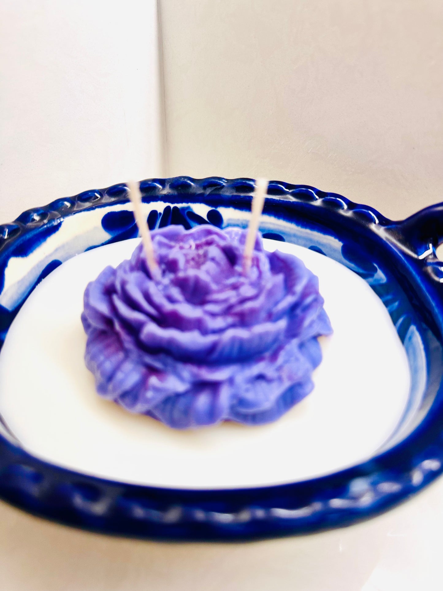 💜Amor Eterno – Purple Rose Cazuelita