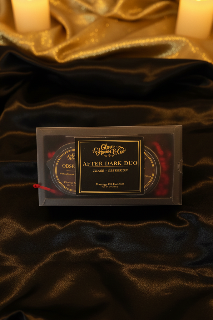 After Dark Duo – Massage Oil Candles