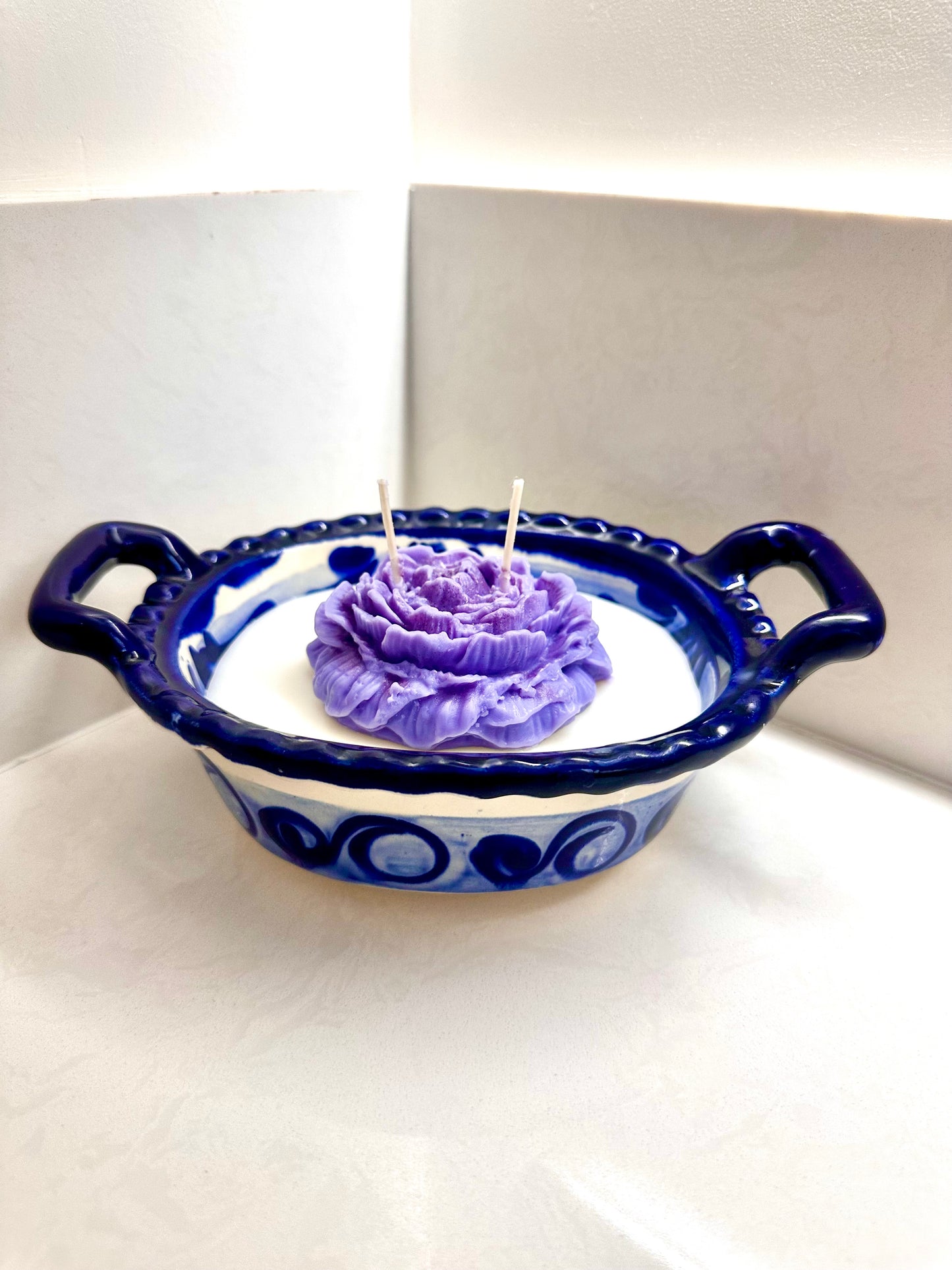 💜Amor Eterno – Purple Rose Cazuelita