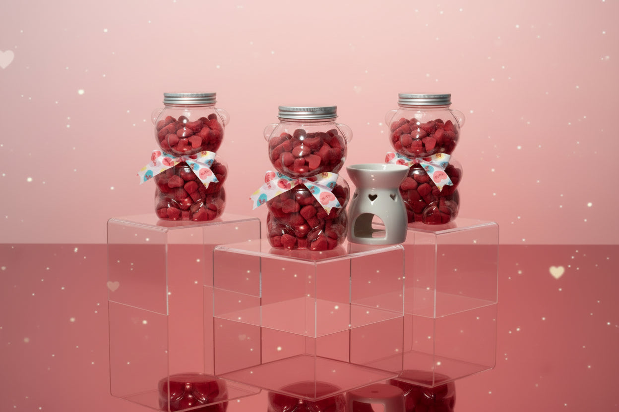 Bow Bear Wax Melt Jar