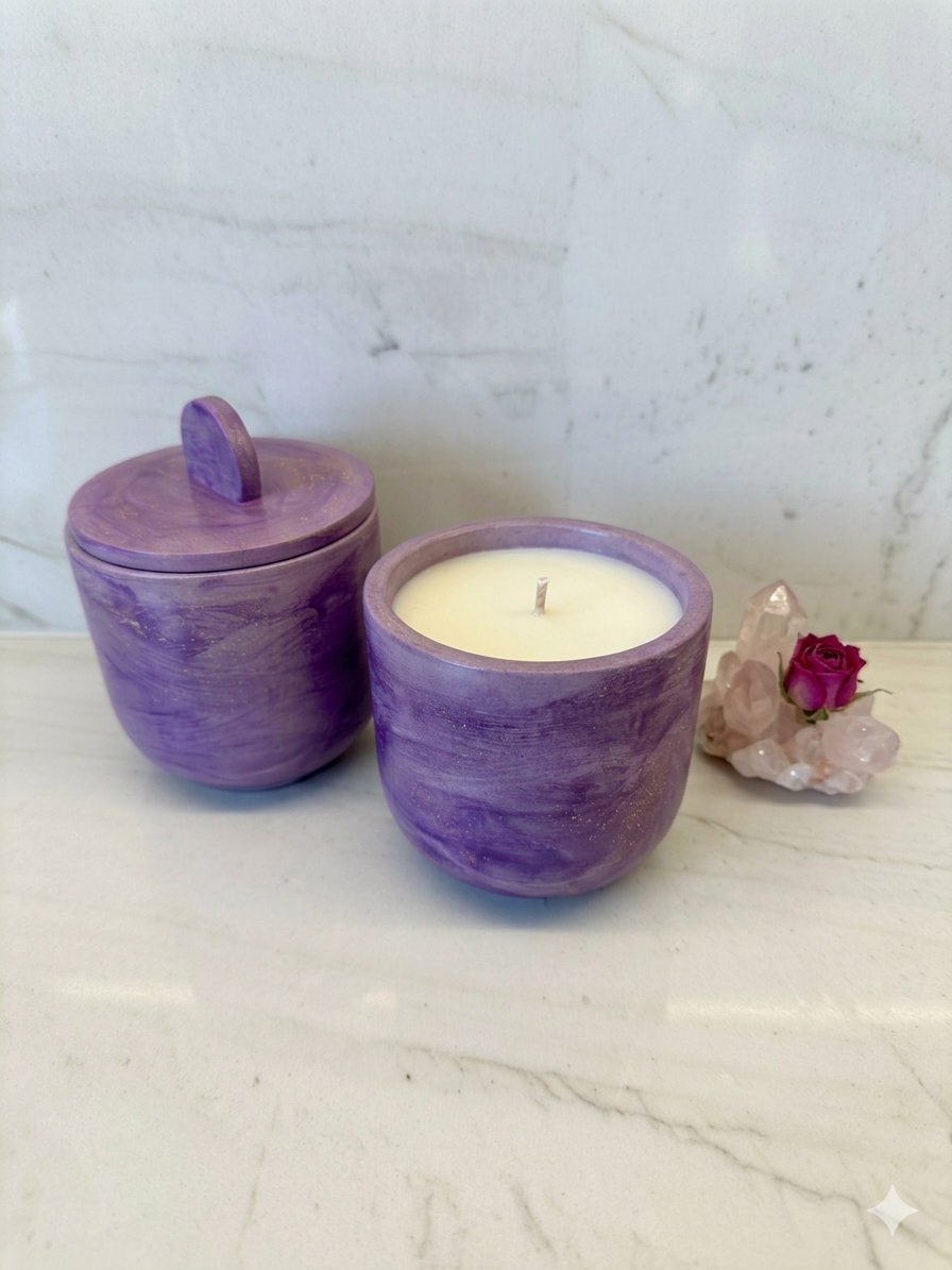 Concrete Candle Collection