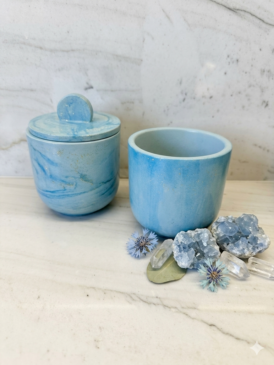 Concrete Candle Collection